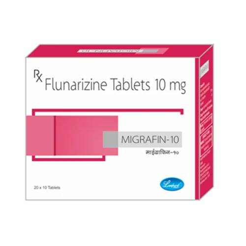 10 mg MIGRAFIN-10 Flunarizine Tablets - Available in India