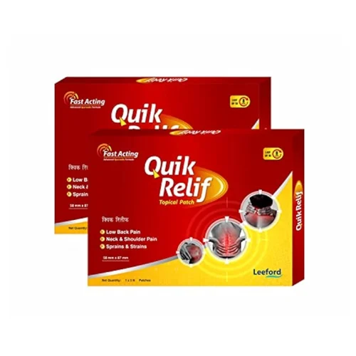 Quik Relif Topical Patch - Available in India