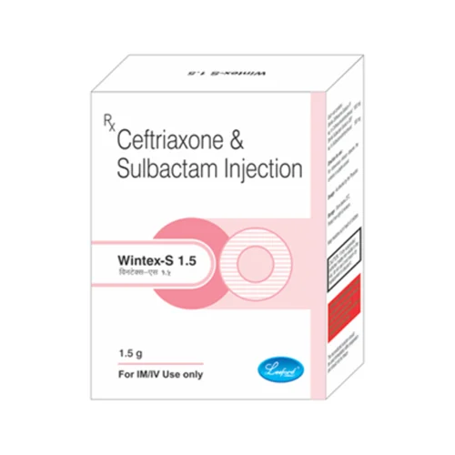 Wintex-S 1.5 Ceftriaxone & Sulbactam Injection - Available in India