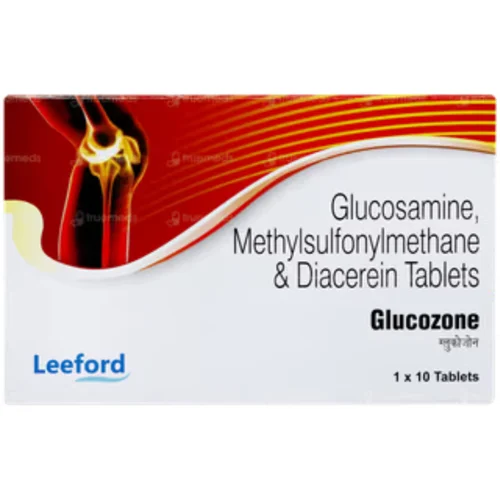 Glucozone Glucosamine, Methylsulfonylmethane & Diacerein Tablets - Available in India