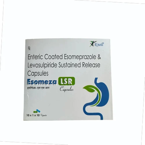 Esomeza LSR Enteric Coated Esomeprazole Levosulpiride Sustained Release Capsules - Available in India