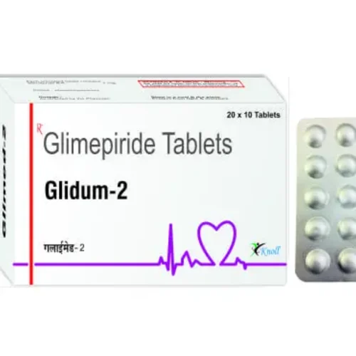 2 mg Glidum-2 Glimepiride Tablets - Available in India