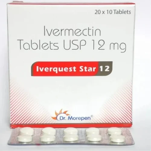 12 mg Iverquest Star 12 Ivermectin USP Tablets - Available in India