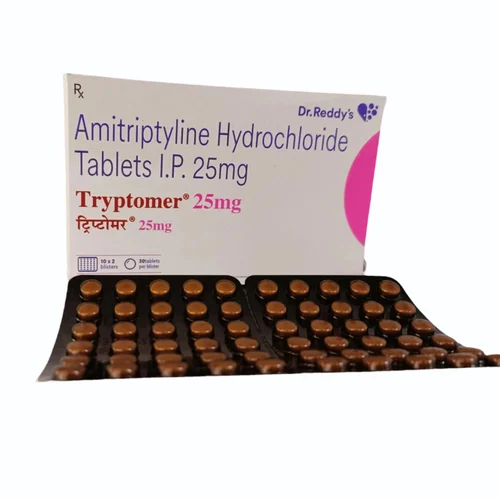 25 mg Tryptomer 25mg Amitriptyline Hydrochloride I.P. Tablets - Available in India