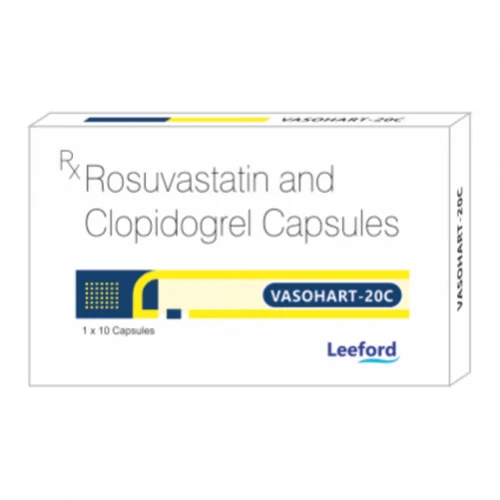 VASOHART-20C Rosuvastatin and Clopidogrel Capsules - Available in India