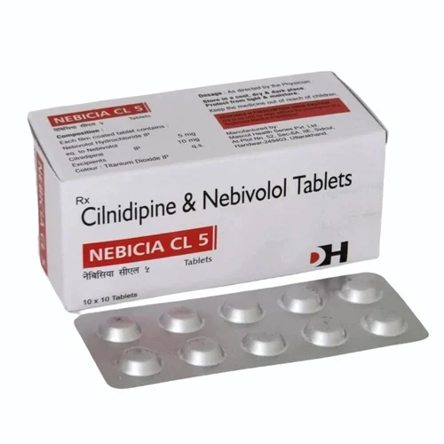 5 mg NEBICIA CL 5 Cilnidipine & Nebivolol Tablets - Available in India