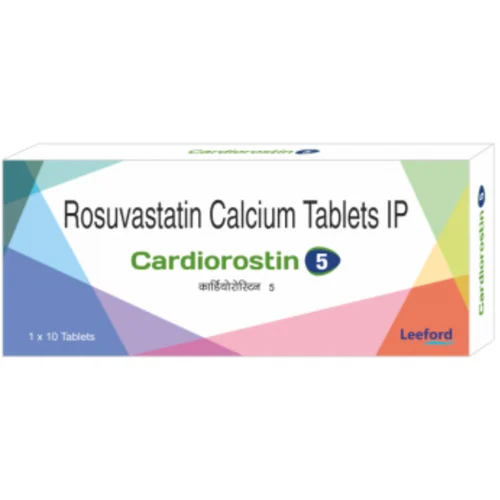 5 mg Cardiorostin 5 Rosuvastatin Calcium IP Tablets - Available in India