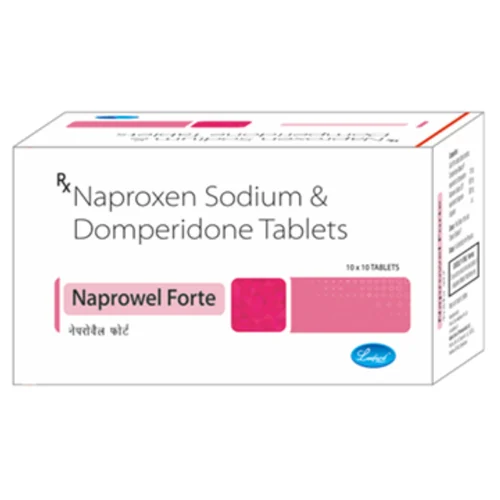 Naprowel Forte Naproxen Sodium & Domperidone Tablets - Available in India