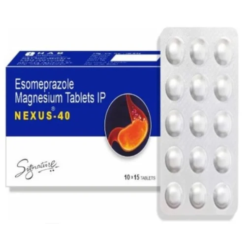 40 mg NEXUS-40 Esomeprazole Magnesium IP Tablets - Available in India