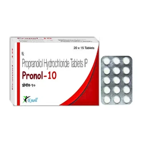 10 mg Pronol-10 Propranolol Hydrochloride IP Tablets - Available in India
