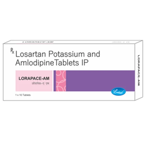 LORAPACE-AM Losartan Potassium and Amlodipine IP Tablets - Available in India