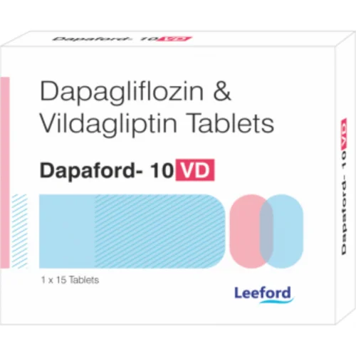 10 mg Dapaford- 10 VD Dapagliflozin & Vildagliptin Tablets - Available in India