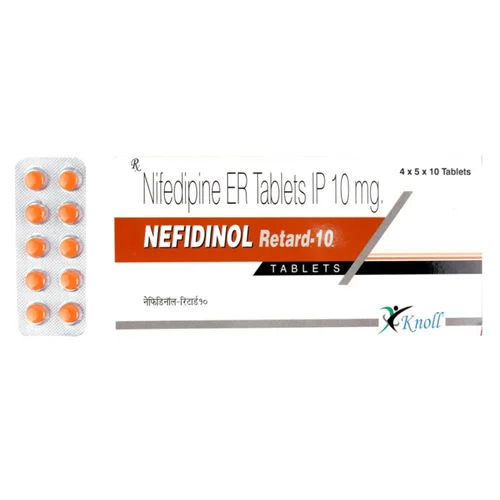 10 mg NEFIDINOL Retard-10 Nifedipine ER IP Tablets - Available in India