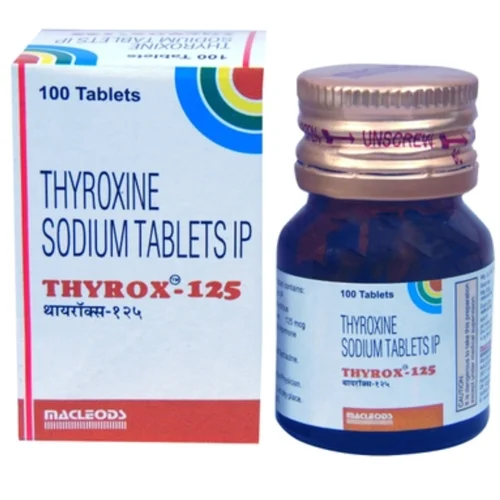 125 mg THYROX-125 THYROXINE SODIUM IP TABLETS - Available in India