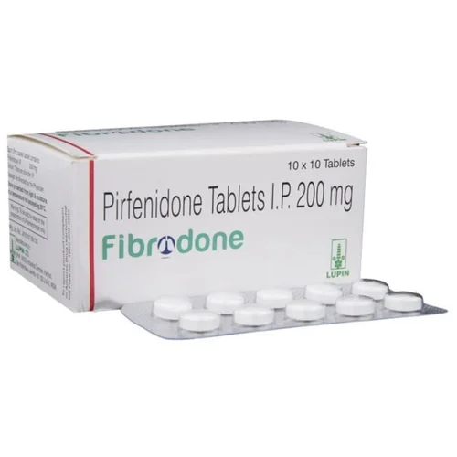 200 mg Fibrodone Pirfenidone I.P. Tablets - Available in India