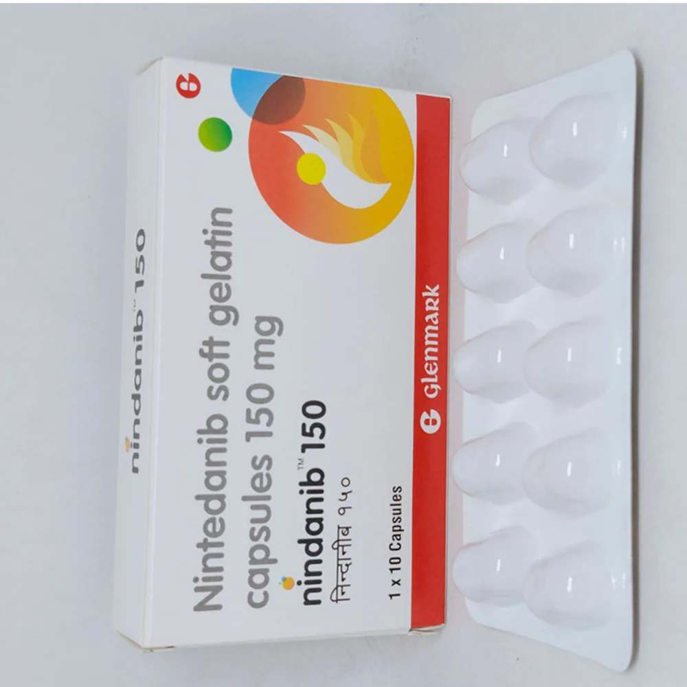 150 mg nindanib 150 Nintedanib soft gelatin capsules - Available in India