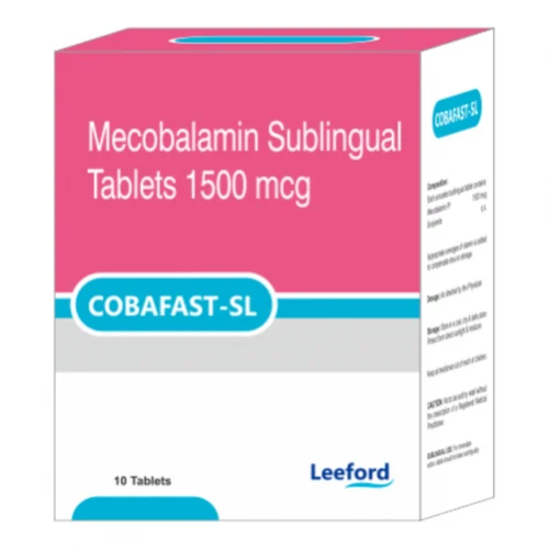 1500 mcg COBAFAST-SL Mecobalamin Sublingual Tablets - India