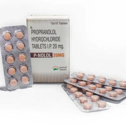 20 mg P-NOLOL PROPRANOLOL HYDROCHLORIDE I.P. TABLETS - Available in India
