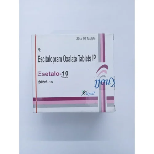 10 mg Esetalo-10 Escitalopram Oxalate IP Tablets - Available in India