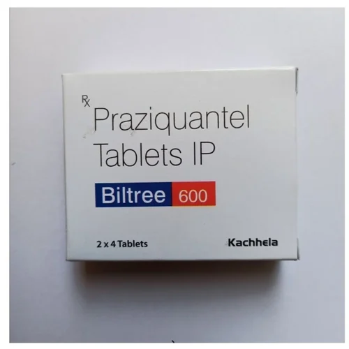 600 mg Biltree 600 Praziquantel IP Tablets - Available in India