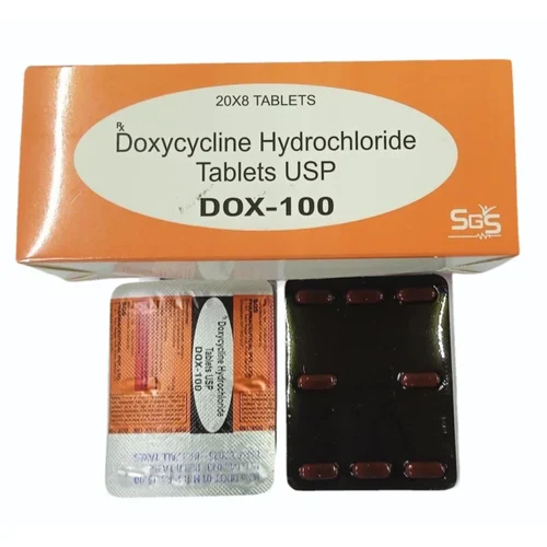 100 mg DOX-100 Doxycycline Hydrochloride USP Tablets - Available in India