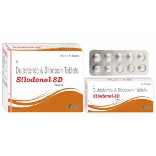 8 mg Silodonol-8D Dutasteride & Silodosin Tablets - Available in India