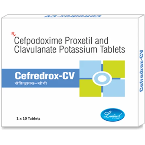 Cefredrox-CV Cefpodoxime Proxetil and Clavulanate Potassium Tablets - Available in India
