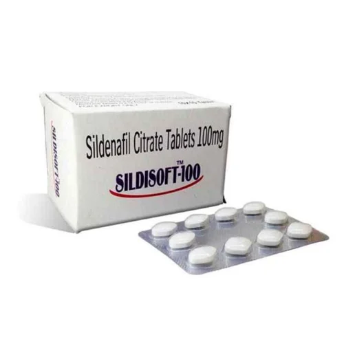 100 mg SILDISOFT-100 Sildenafil Citrate Tablets - Available in India