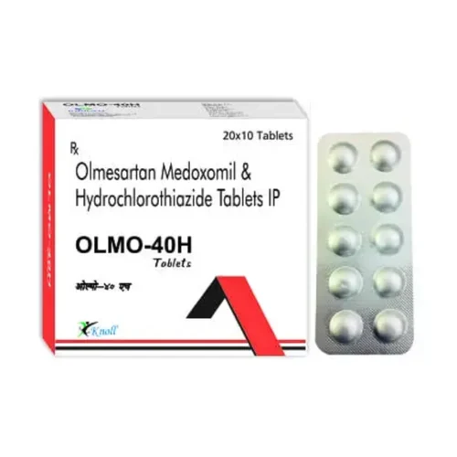 OLMO-40H Olmesartan Medoxomil & Hydrochlorothiazide IP Tablets - Available in India