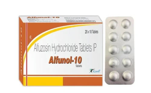 10 mg Alfunol-10 Alfuzosin Hydrochloride IP Tablets - Available in India