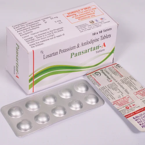 Pansartan-A Losartan Potassium & Amlodipine Tablets - Available in India