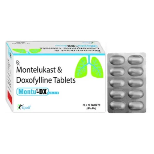 Montu-DX Montelukast & Doxofylline Tablets - Available in India