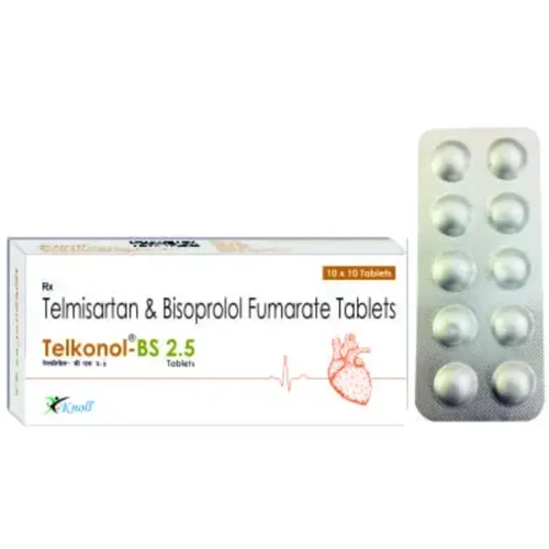 2.5 mg Telkonol-BS 2.5 Telmisartan & Bisoprolol Fumarate Tablets - Available in India