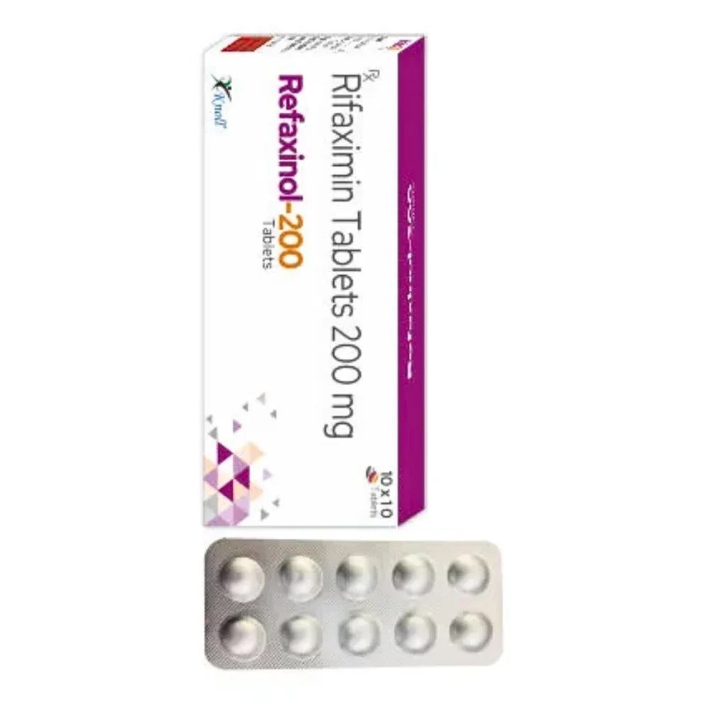 200 mg Refaxinol-200 Rifaximin Tablets - Available in India