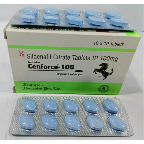 100 mg Cenforce-100 Sildenafil Citrate IP Tablets - Available in India