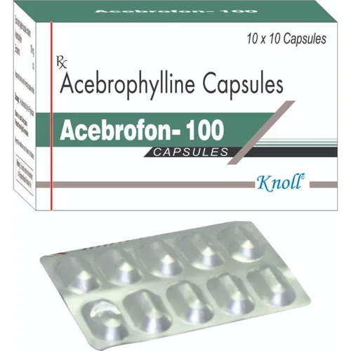 100 mg Acebrofon-100 Acebrophylline Capsules - Available in India