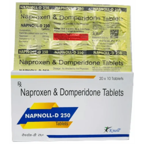 250 mg NAPNOLL-D 250 Naproxen & Domperidone Tablets - Available in India