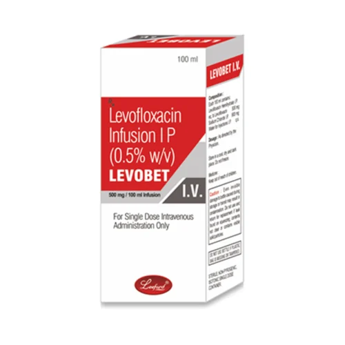 0.5% w/v LEVOBET Levofloxacin IP Infusion - Available in India
