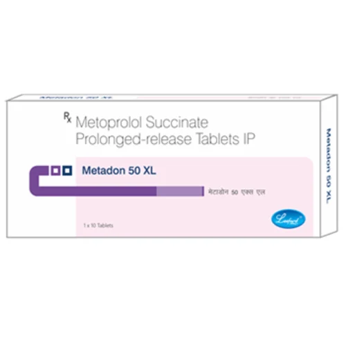 Metadon 50 XL Metoprolol Succinate Prolonged-release IP Tablets - Available in India