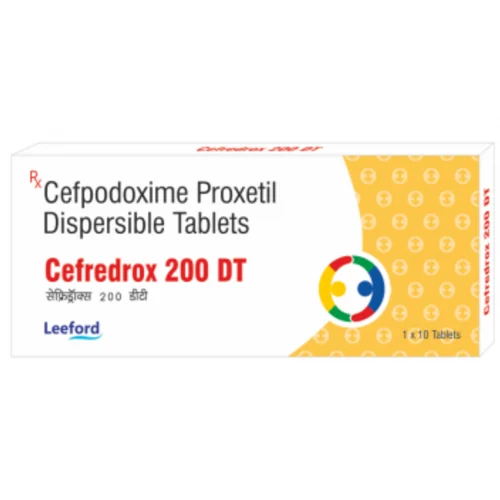 200 mg Cefredrox 200 DT Cefpodoxime Proxetil Dispersible Tablets - Available in India